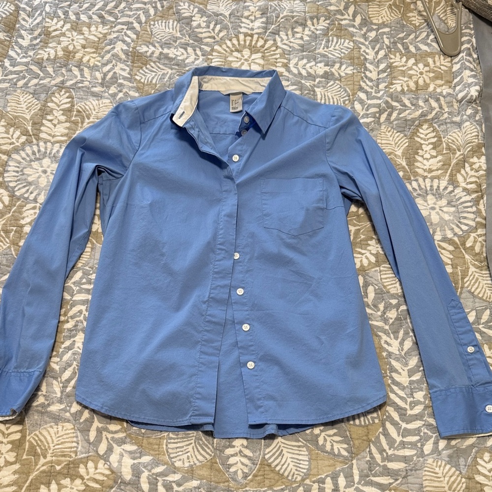 Blue Long Sleeve Button Down
